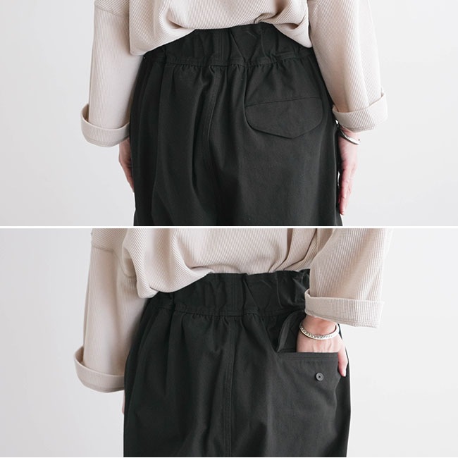 RB-FR0604PF]FIRMUM(フィルマム)ギャザーテーパードミリタリーパンツ