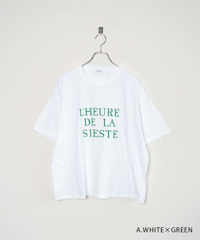 240153]ICHI(イチ) ピグメントTシャツ トップス カットソー ロゴT