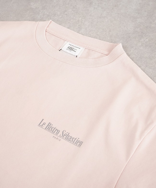 タグ付き新品未使用シンゾーン ビストロメニューTEEピンク BISTRO MENU TEE – Shinzone