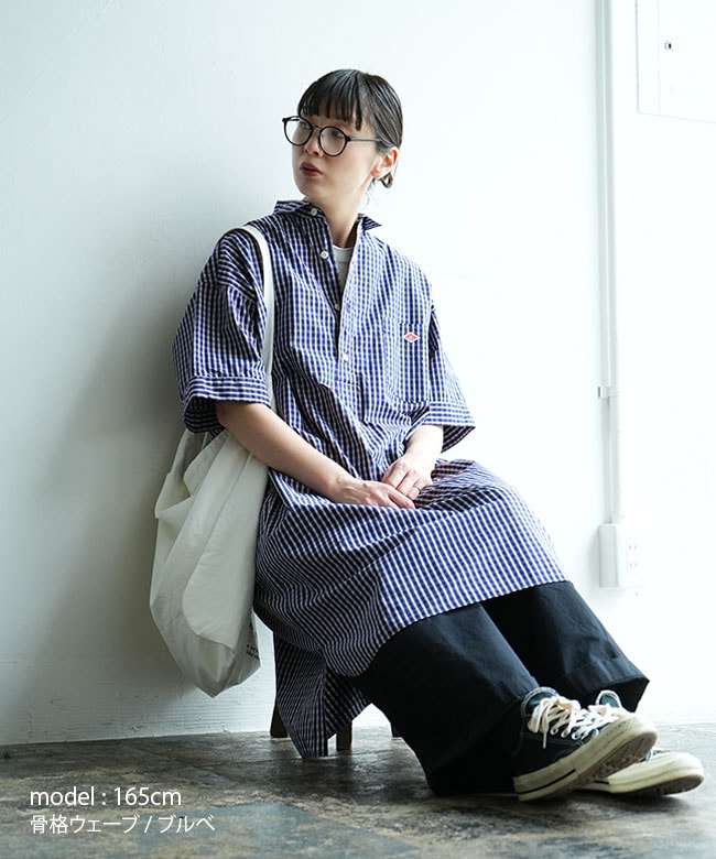 DANTON(ダントン) / シャツワンピース/36/ネイビー/＃JD-3655