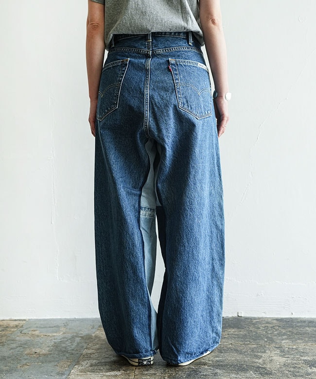 sr-209-008]sunny side up(サニーサイドアップ) リメイクラップデニム