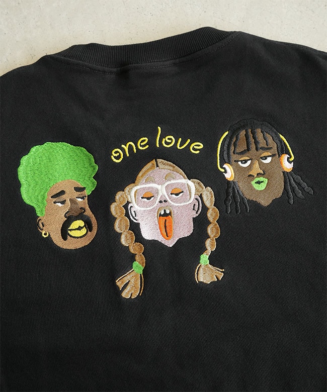 SALE 30%OFF】gym master(ジムマスター) 10.3oz one love 刺繍