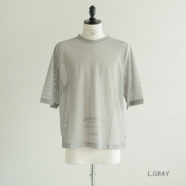SALE 50%OFF】[net23ss02]net(ネット)meshsh S/S Tee(メッシュ
