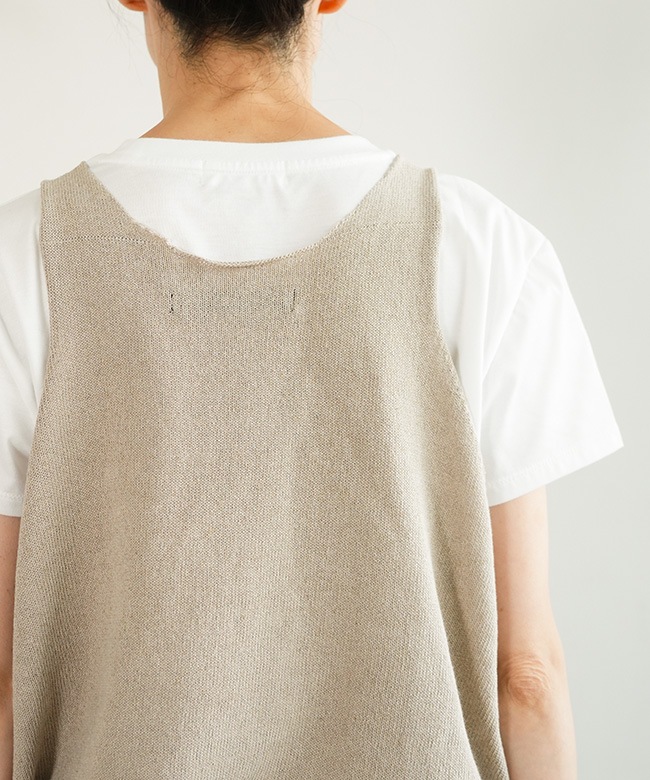 mizuiro ind(ミズイロインド)U neck short vest Uネックショートベスト mizuiro ind(ミズイロインド)U neck short vest Uネックショートベスト