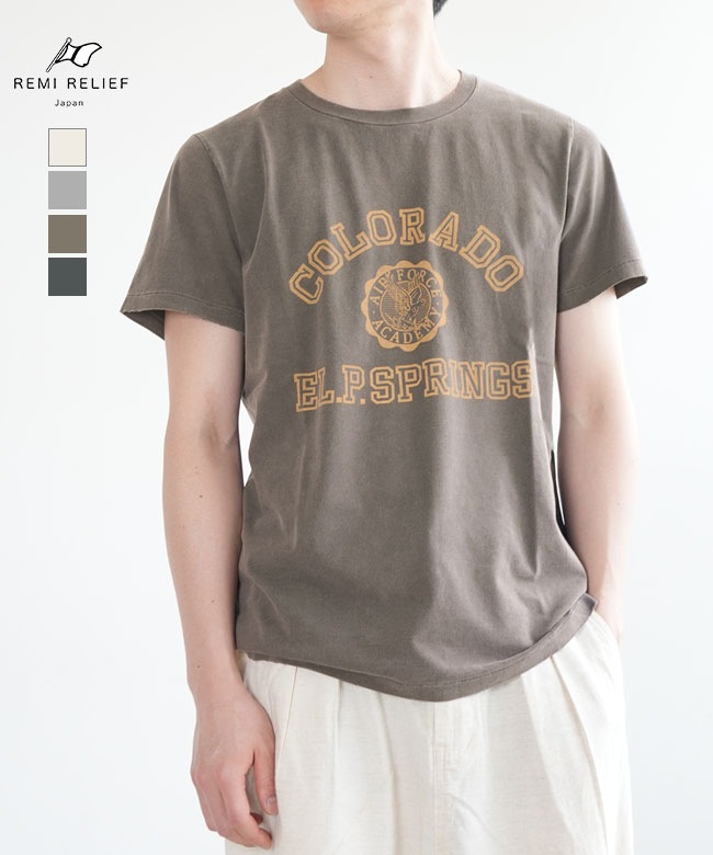 REMI RELIEF(レミレリーフ) SP加工T(COLORADO) スペシャル加工 Tシャツ