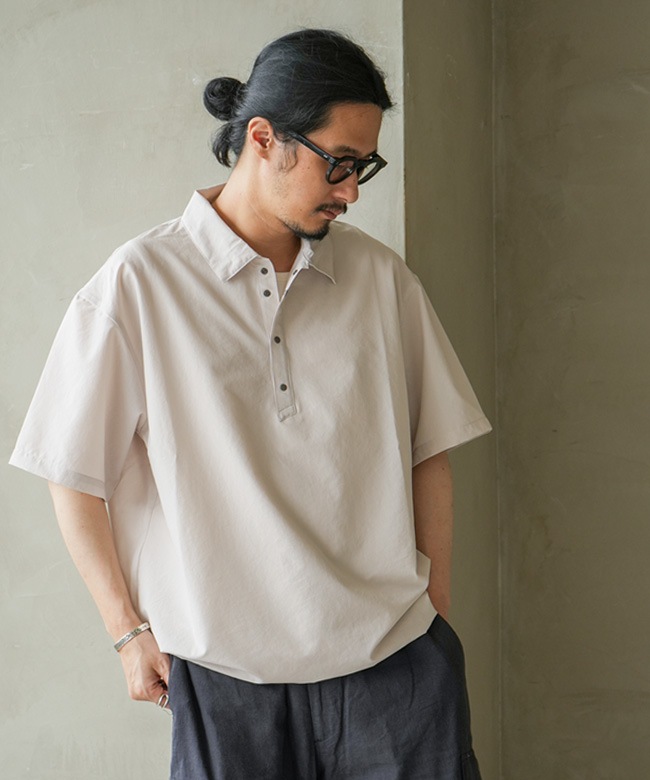 NANGA(ナンガ) DotAir COMFY POLO SHIRT ドットエアコンフィー