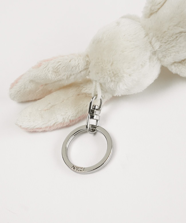 NICI(ニキ) BB ラビットペッシュ 10cm キーホルダー [4012390883916