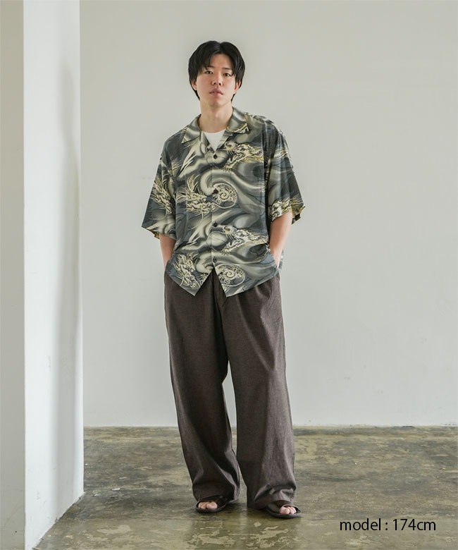 gold(ゴールド) ALOHA SHIRT “DRAGON” アロハシャツ ドラゴン オープン