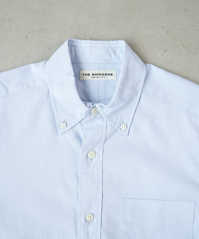 美品♪ザシンゾーン オックスフォード コットン100 ロングシャツワンピース THE SHINZONE(ザ・シンゾーン) OXFORD SHIRT オックスフォードシャツ