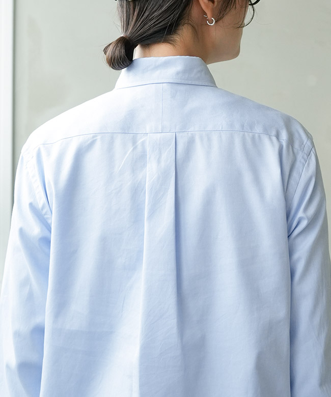 美品♪ザシンゾーン オックスフォード コットン100 ロングシャツワンピース THE SHINZONE(ザ・シンゾーン) OXFORD SHIRT オックスフォードシャツ