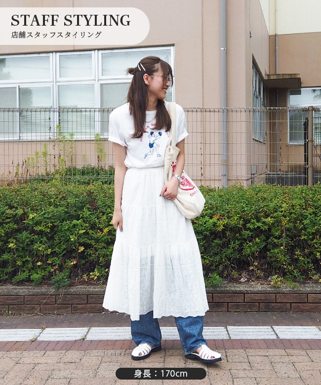 THE SHINZONE デニムパンツ　ホワイト Shinzone｜カットオフデニム CUTOFF DENIM パンツ ホワイト