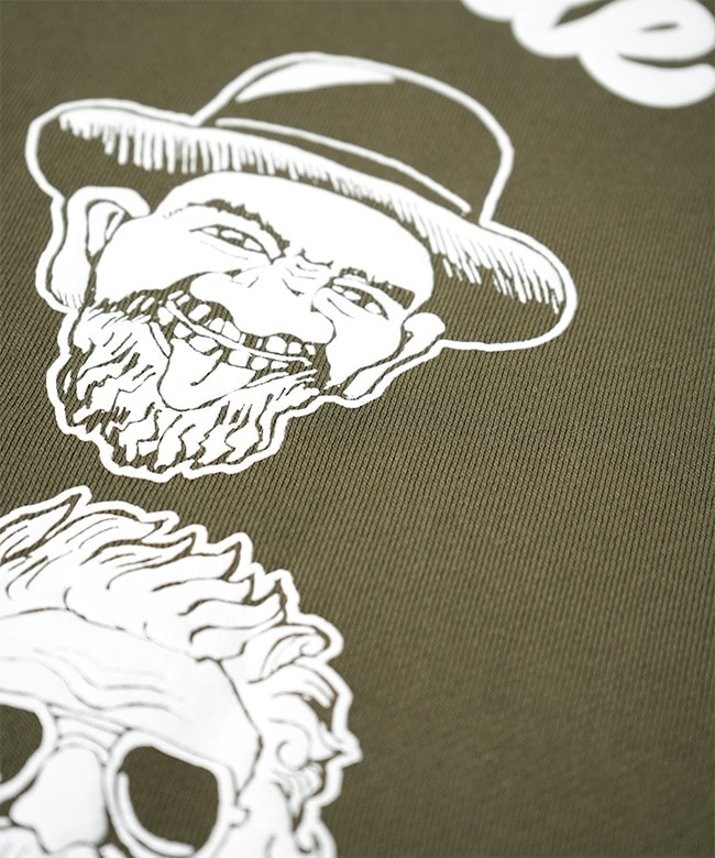 G421704]gym master(ジムマスター) 10.3oz Cheerful Smile スウェット