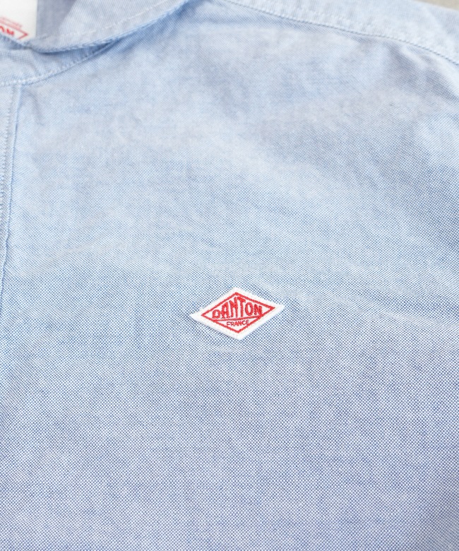◇DANTON(ダントン) ROUND COLLAR P.O SHIRT L/S ラウンドカラー プル