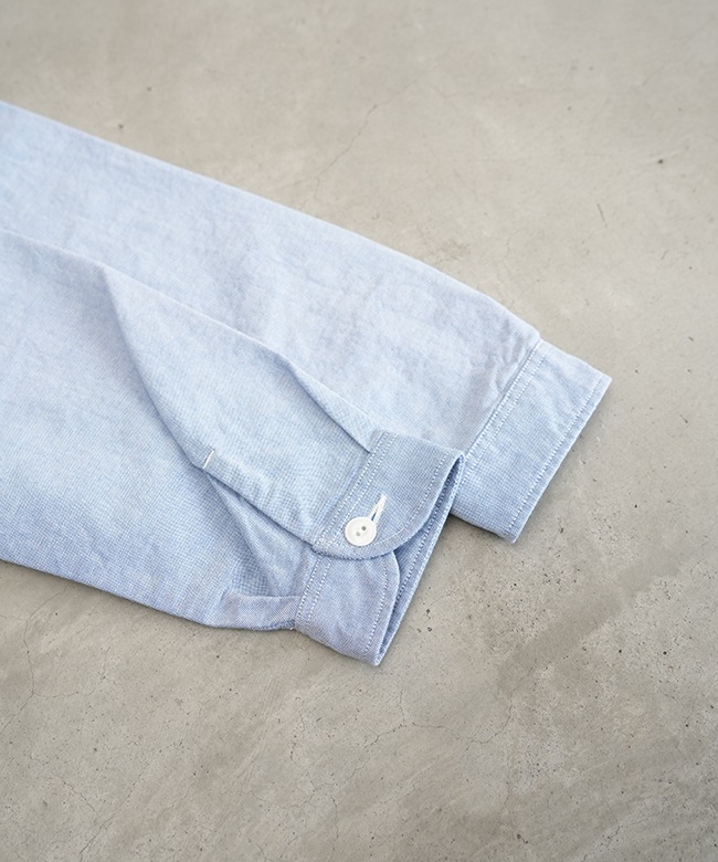 ◇DANTON(ダントン) ROUND COLLAR P.O SHIRT L/S ラウンドカラー プル