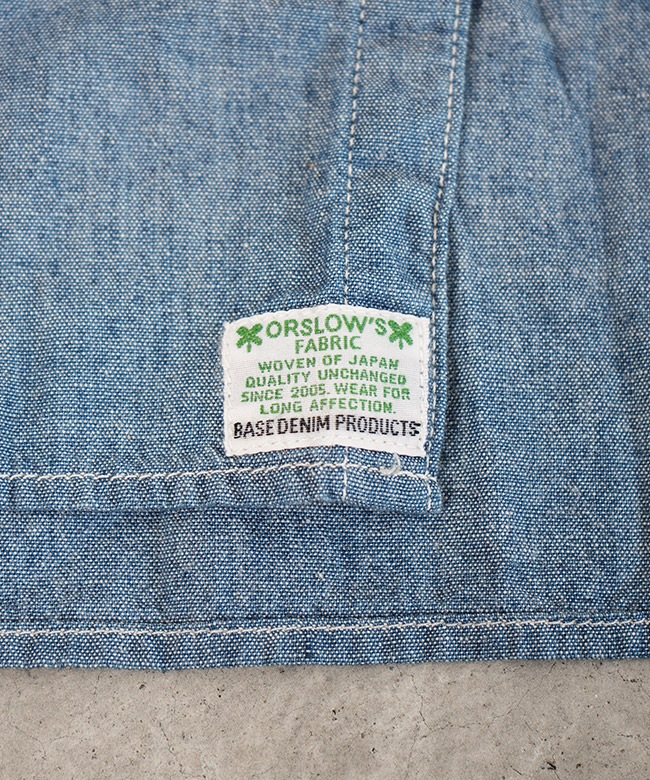 orSlow(オアスロウ) RELAX FIT CHAMBRAY WORK SHIRT リラックス