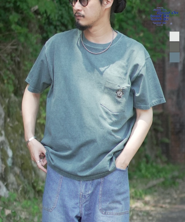 SALE 30%OFF】[GOST2210]GOOD ON (グッドオン)GO TEEぶら下がりEMB SS