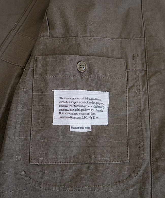 RV136]【予備ボタン付き】ENGINEERED GARMENTS(エンジニアド