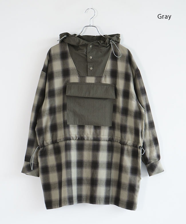 SALE 50%OFF】F/CE.(エフシーイー) WATER SHIELD CHECK ANORAK SHIRT