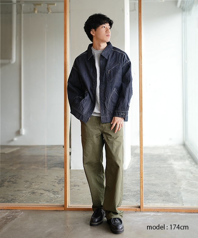 HS291]SKEWed(スキュー) Zipper Blouse ジッパーブラウス メンズ