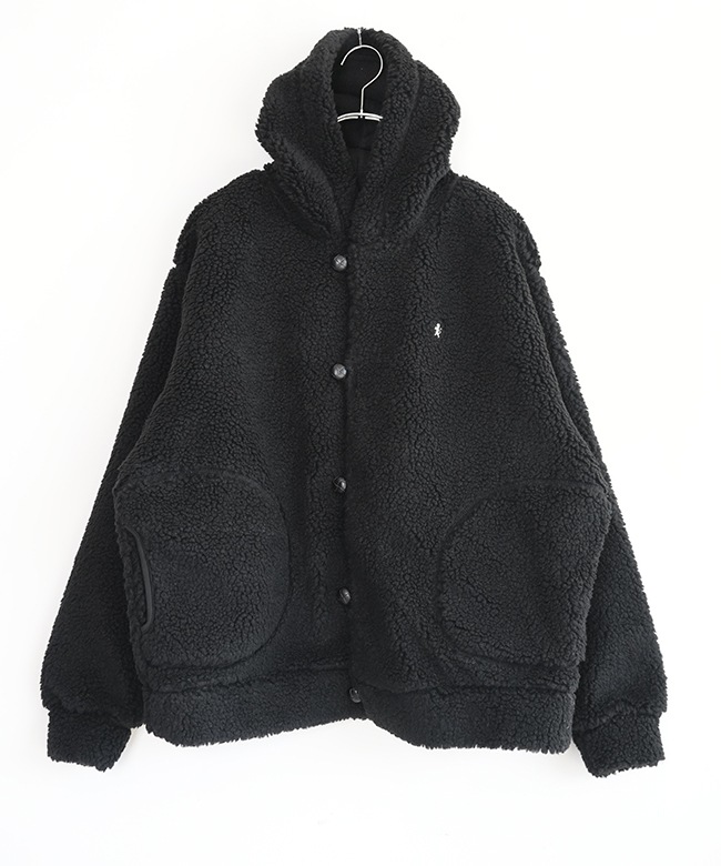 GY-A0727BOA]Gymphlex(ジムフレックス) BOA HOODED JACKET ボアフード