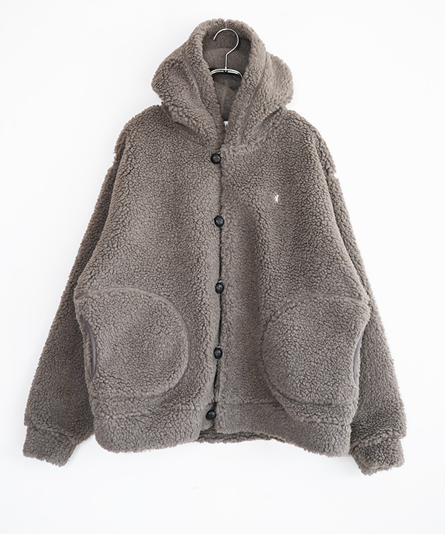 【お茶】ジムフレックス ☆ボアパーカー SALE 30%OFF】Gymphlex(ジムフレックス) BOA HOODED JACKET ボアフード