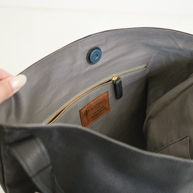 cl3564]【保存袋付き】 CLEDRAN(クレドラン)GALE LEATHER HALF