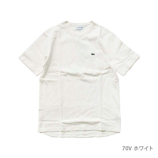TH073LJ-99]LACOSTE(ラコステ)鹿の子地ポケットTシャツ | ブランドから