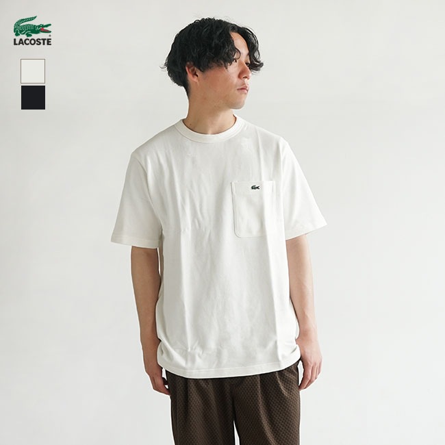 TH073LJ-99]LACOSTE(ラコステ)鹿の子地ポケットTシャツ | ブランドから