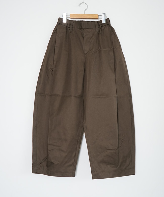 mizuiro ind(ミズイロインド) tuck cocoon slacks タックコクーン
