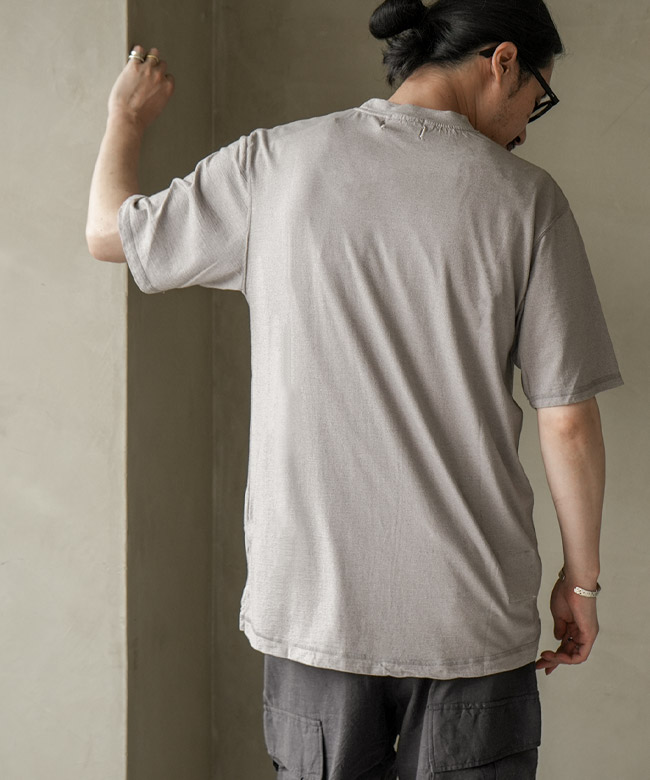 nonnative(ノンネイティブ) DWELLER S/S TEE MERINO WOOL OVERDYED