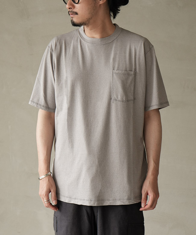 nonnative ドゥエラートレーナーハイリップストップコーデュラゴアテックス nonnative(ノンネイティブ) DWELLER S/S TEE MERINO WOOL OVERDYED