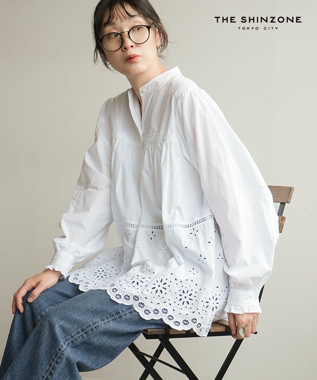 THE SHINZONE(ザ シンゾーン) CHURCH BLOUSE チャーチブラウス シャツ