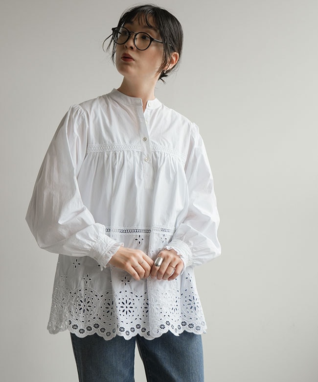 THE SHINZONE(ザ シンゾーン) CHURCH BLOUSE チャーチブラウス シャツ