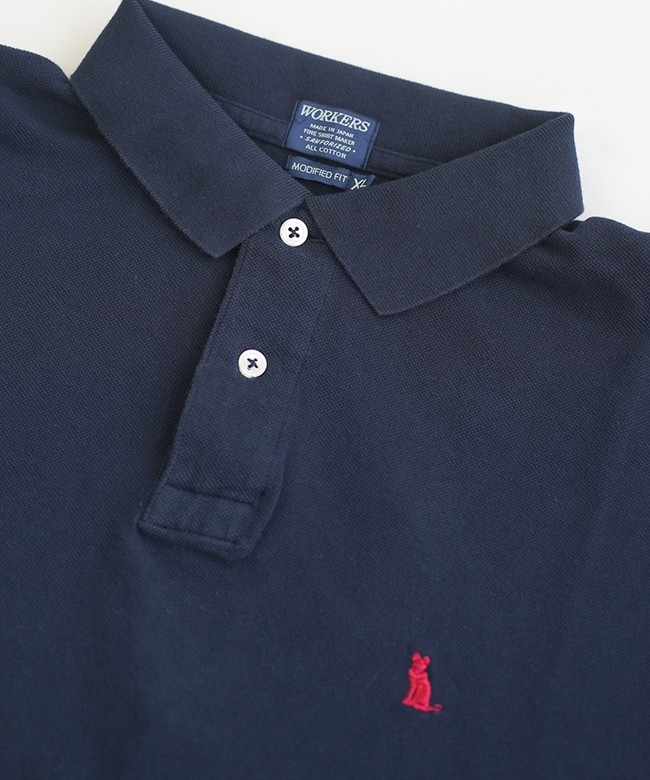 WORKERS Modified Fit Polo サイズL ネイビー SALE 30%OFF】[Modified-Fit-Polo]WORKERS(ワーカーズ) Modified
