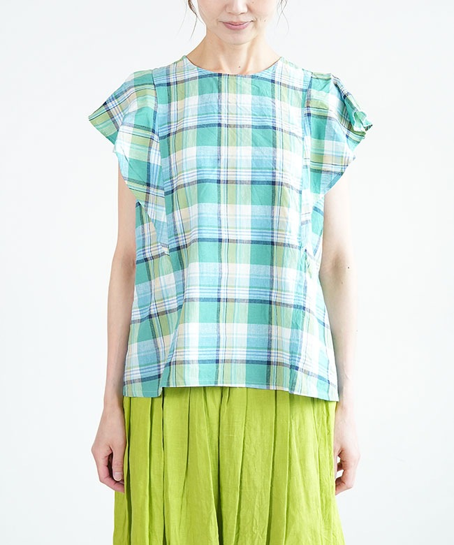 SALE 50%OFF】ina(イナ) 袖フレンチフリルプルオーバー トップス 