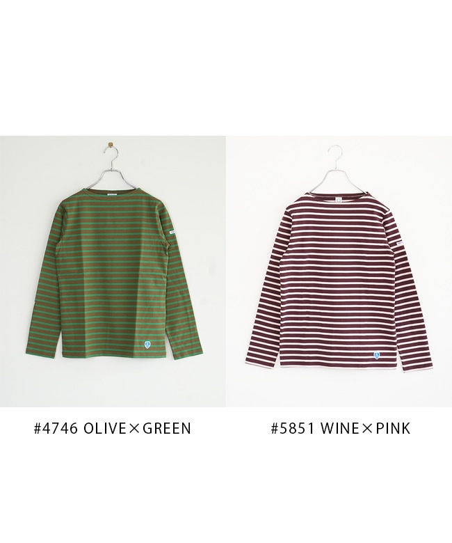 ORCIVAL(オーチバル/オーシバル) BOAT-NECK LONG SLEEVE T-SHIRTS