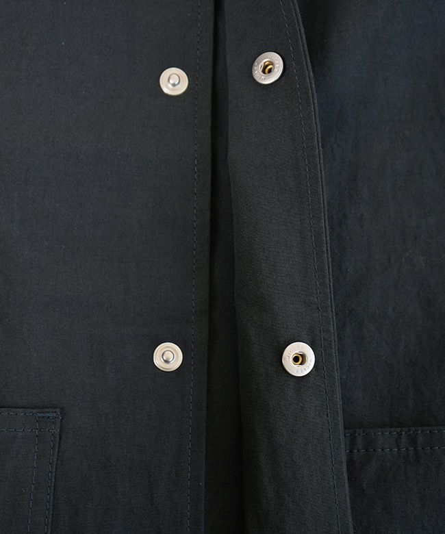 ◇[DT-B0240WCL]DANTON(ダントン)COTTON LINEN COVERALL SHIRT