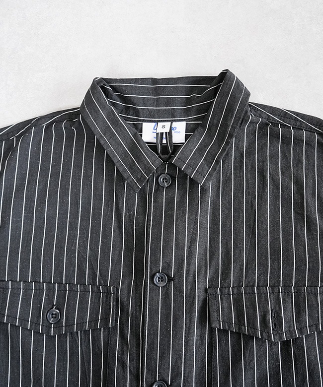 YAR-25SS-P6]Yarmo(ヤーモ) Boiler Suit_Indigo Chambray