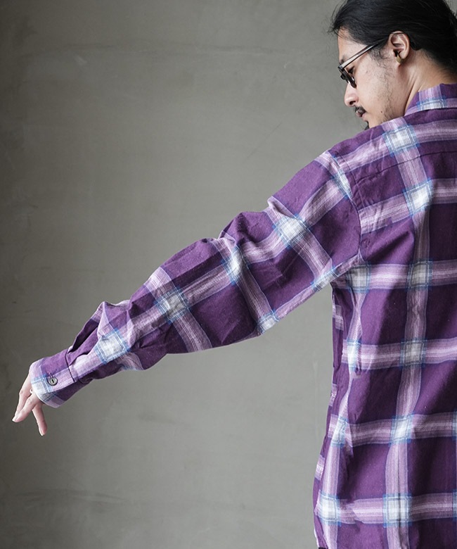 RW303]NEEDLES(ニードルズ) One-Up Shirt - Printed Flannel / Plaid