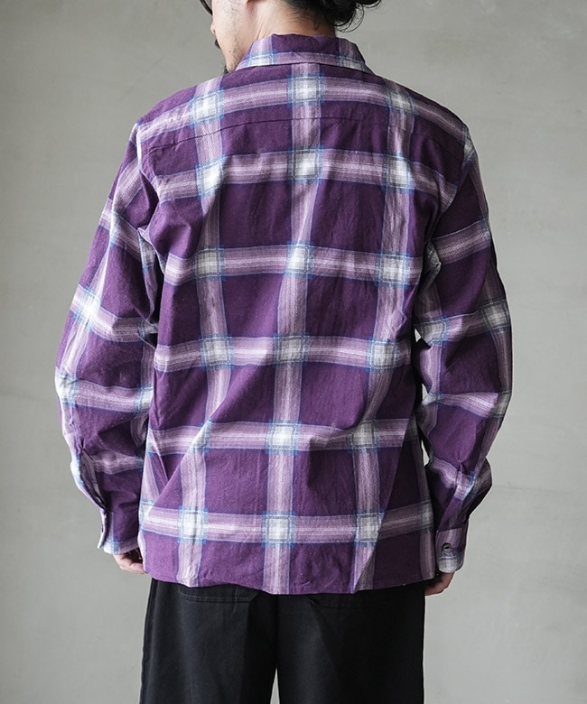 25aw needles ワンナップカラー プリントフランネルチェックシャツ 25aw needles ワンナップカラー プリントフランネルチェック