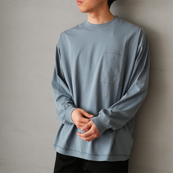長袖　カットソー nanamica(ナナミカ) OOAL L/S POCKET TEE OOALロングスリーブティー T