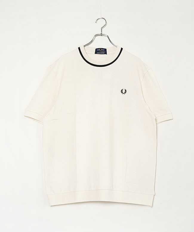 FRED PERRY(フレッドペリー) CREW NECK PIQUE T-SHIRT クルーネック 