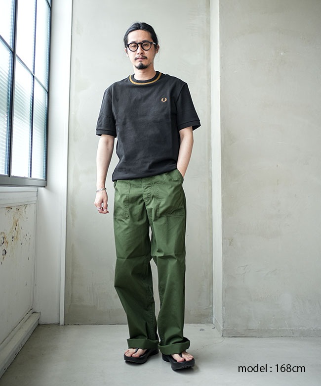 FRED PERRY(フレッドペリー) CREW NECK PIQUE T-SHIRT クルーネック