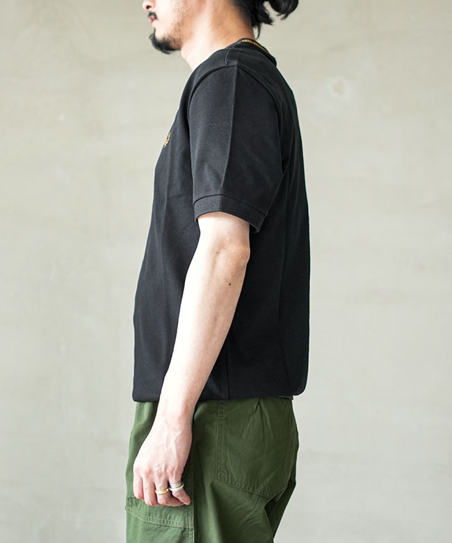 FRED PERRY(フレッドペリー) CREW NECK PIQUE T-SHIRT クルーネック