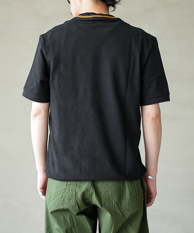 FRED PERRY(フレッドペリー) CREW NECK PIQUE T-SHIRT クルーネック