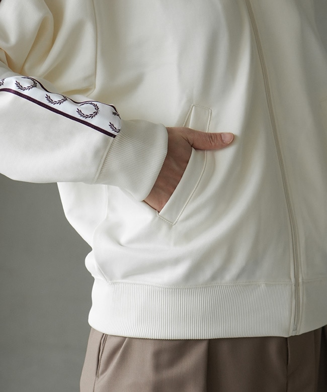 FRED PERRY(フレッドペリー) TAPED TRACK JACKET テープトラック