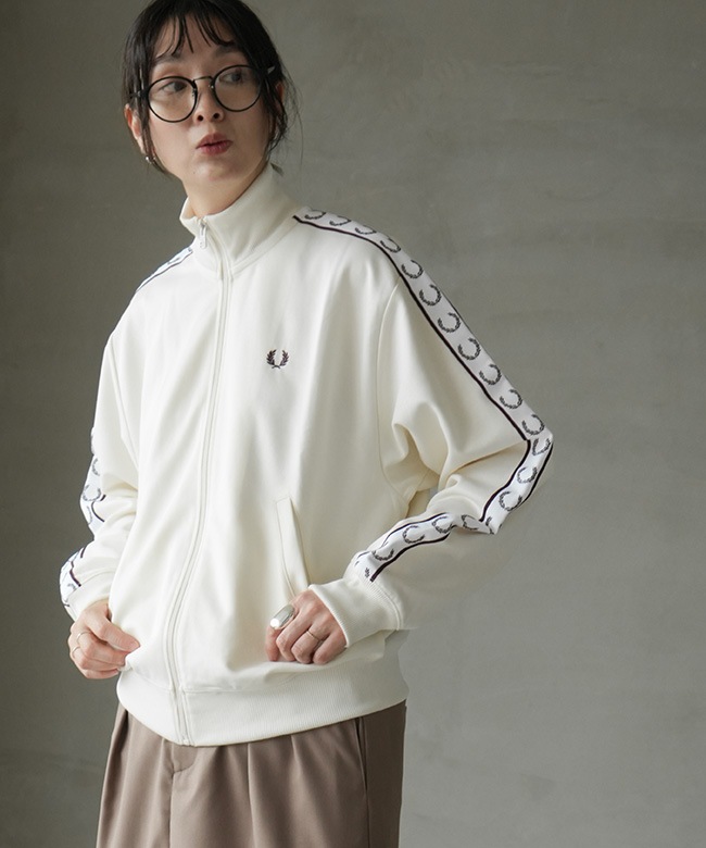 FRED PERRY(フレッドペリー) TAPED TRACK JACKET テープトラック