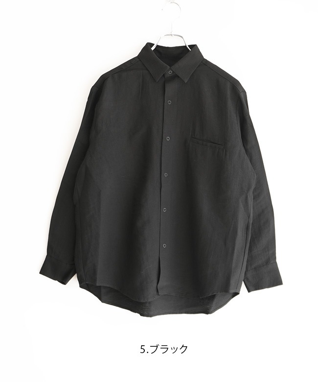 YAA!! 美品　リネンシャツコート black SALE 50%OFF】[0701-51102]ALLOWED TO UNFOLD(アロウドトゥアン