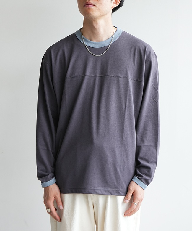 253-91105]EVCON(エビコン) ECO RINGER L/S T-SHIRT エコリンガー