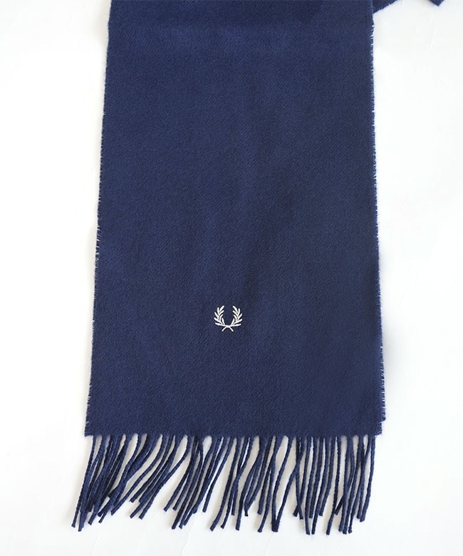 SALE 50%OFF】FRED PERRY(フレッドペリー) Lambswool Scarf ラムウール